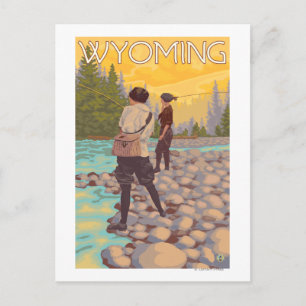 Fliegende Frauen - Wyoming Postkarte