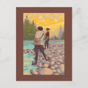Fliegende Frauen - Wyoming Postkarte