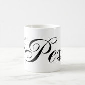 Fliegende Friedenstaube Olive Branch Weißer Hinter Kaffeetasse (Mittel)