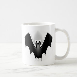 Fliegende funky Halloween-Fledermaus Grusel Kaffeetasse