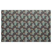 Fliegende Gänse - Kunst-Deko - in Wolken über Stoff (Fat Quarter (45,7 x 55,9 cm))
