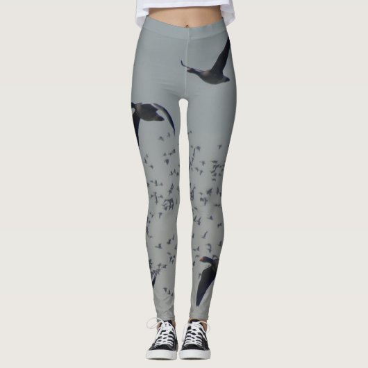 Fliegende Gänse Leggings (Vorderseite)