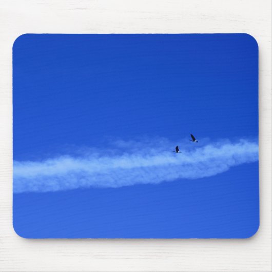 Fliegende Gänse-Maus-Pad Mousepad (Vorne)