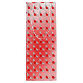 Fliegende Herzen Geschenktüte Für Weinflaschen (Rückseite)