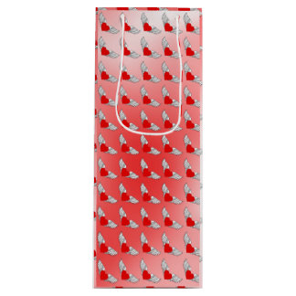 Fliegende Herzen Geschenktüte Für Weinflaschen