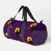 Fliegende Hexe bei Vollmond Duffle Bag (Rechte Ecke)