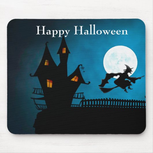 Fliegende Hexe Mousepad (Vorne)
