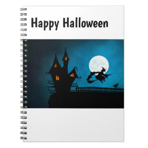 Fliegende Hexe Notizblock