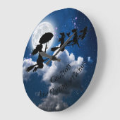 Fliegende Hexen auf der Uhr von Broomsticks (Winkel)