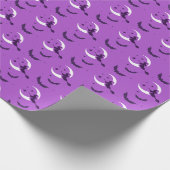 Fliegende Hexen erhalten Stitches als Geschenkpapi Geschenkpapier (Ecke)