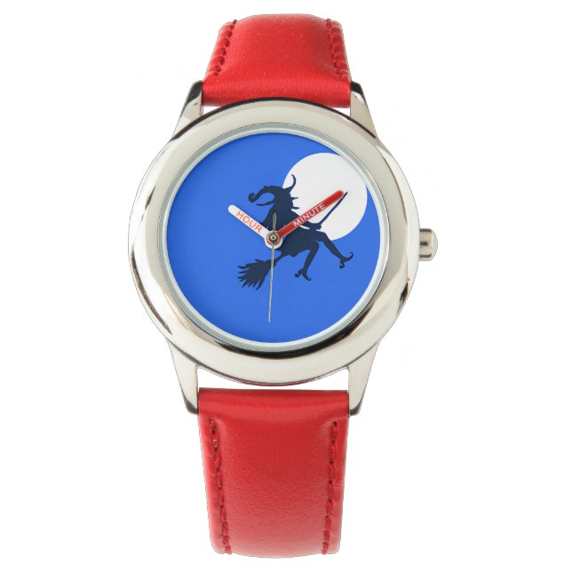 Fliegende Hexenkinder beobachten Armbanduhr (Vorderseite)