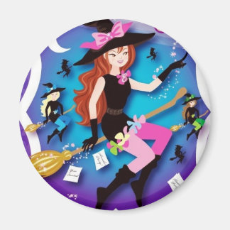 Fliegende Hexenmagnet Magnet