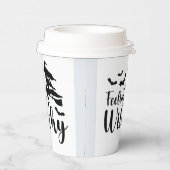 Fliegende Hexenzunge mit Fledermäusen aus Gefühl Pappbecher (Rechts)