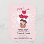 Fliegende hohe Einladung (Vorne/Hinten)