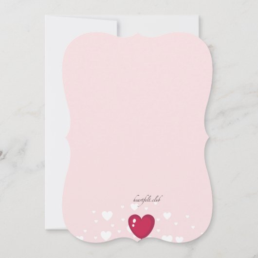 Fliegende hohe Einladung (Rückseite)