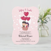 Fliegende hohe Einladung (Stehend Vorderseite)