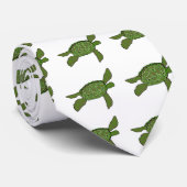 Fliegende hohe honu Seeschildkröte-Krawatte Krawatte (Gerollt)