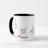 Fliegende hohe Tasse (Vorderseite Links)