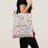 Fliegende Käfer und Blüten All-Over-Tragetasche Tasche (Von Nahem)