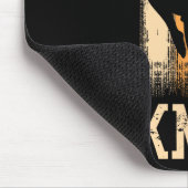 Fliegende Knie-Verteidigung Kick Punch Karate Prof Mousepad (Ecke)
