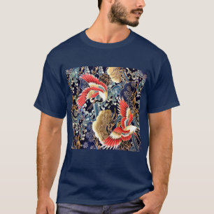 FLIEGENDE KRÄFTE, WAVES, SPRING-BLUMEN, Japanisch T-Shirt