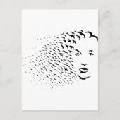 Fliegende Krallen oder optische Illusion Postkarte (Vorderseite)