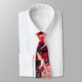 FLIEGENDE KRÄNE, FRÜHSTÜCKE, japanische Rote Flora Krawatte (Gebunden)