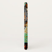 FLIEGENDE KRÄNE MIT FRÜHBLUMEN, Japanisch Case-Mate iPhone Hülle (Hinten/Links)