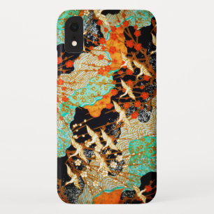 FLIEGENDE KRANE MIT FRÜHLINGSBLUMEN Japanische Blu Case-Mate iPhone Hülle
