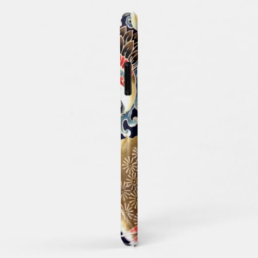 FLIEGENDE KRÄNE, WELLEN, FRÜHSTÜCKE, japanische Bl Case-Mate iPhone Hülle (Hinten/Rechts)