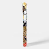 FLIEGENDE KRÄNE, WELLEN, FRÜHSTÜCKE, japanische Bl Case-Mate iPhone Hülle (Rückseite / Links)