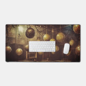 Fliegende Kugeln, in einem Steampunkellabor Schreibtischunterlage (Tastatur & Maus)