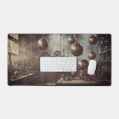 Fliegende Kugeln, in einem Steampunkellabor Schreibtischunterlage (Tastatur & Maus)