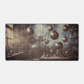 Fliegende Kugeln, in einem Steampunkellabor Schreibtischunterlage (Vorderseite)