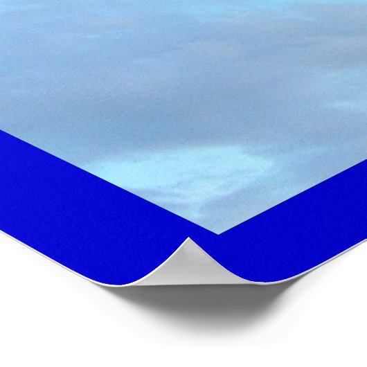 Fliegende Kuh Poster (Ecke)