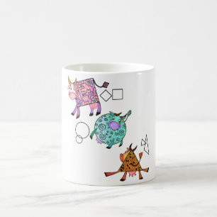 Fliegende Kühe Kids-Tasse Kaffeetasse