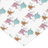 Fliegende Kühe Tischdecke (Schrägansicht)