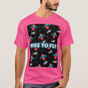 Fliegende Kühe und Ufos T-Shirt