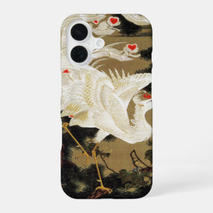 FLIEGENDE LIEBES PHÖNIX, Federn, Herzen Valentinst iPhone 16 Hülle