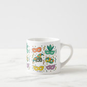Fliegende Masken Espressotasse (Rechts)