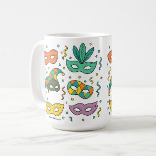 Fliegende Masken Kaffeetasse