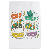 Fliegende Masken Mittlere Geschenktüte (Rückseite)
