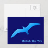 Fliegende Möwe Postkarte (Vorne/Hinten)