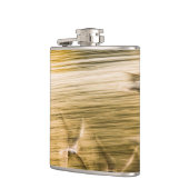 Fliegende Möwen - abstrakt Flachmann (Links)