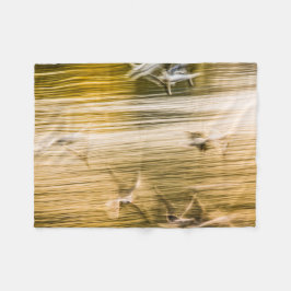 Fliegende Möwen - abstrakt Fleecedecke