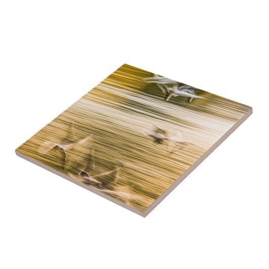 Fliegende Möwen - abstrakt Fliese (Seite)