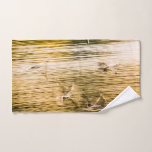 Fliegende Möwen - abstrakt Handtuch (Handtuch)