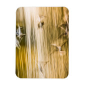 Fliegende Möwen - abstrakt Magnet (Vertikal)