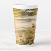 Fliegende Möwen - abstrakt Milchtasse (Vorderseite)