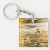 Fliegende Möwen - abstrakt Schlüsselanhänger (Vorderseite)